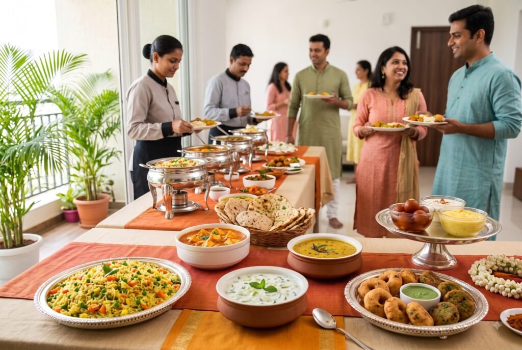 Vegetarian corporate catering for offices and business events in Bangalore